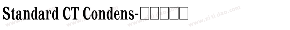 Standard CT Condens字体转换